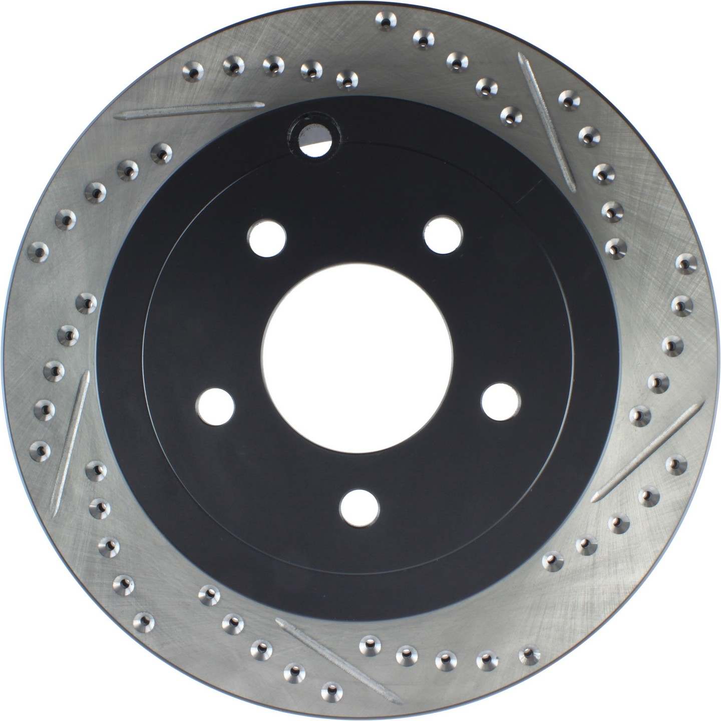 StopTech Sport Drilled & Slotted Brake Rotor Rear Left  top view frsport 127.61091L