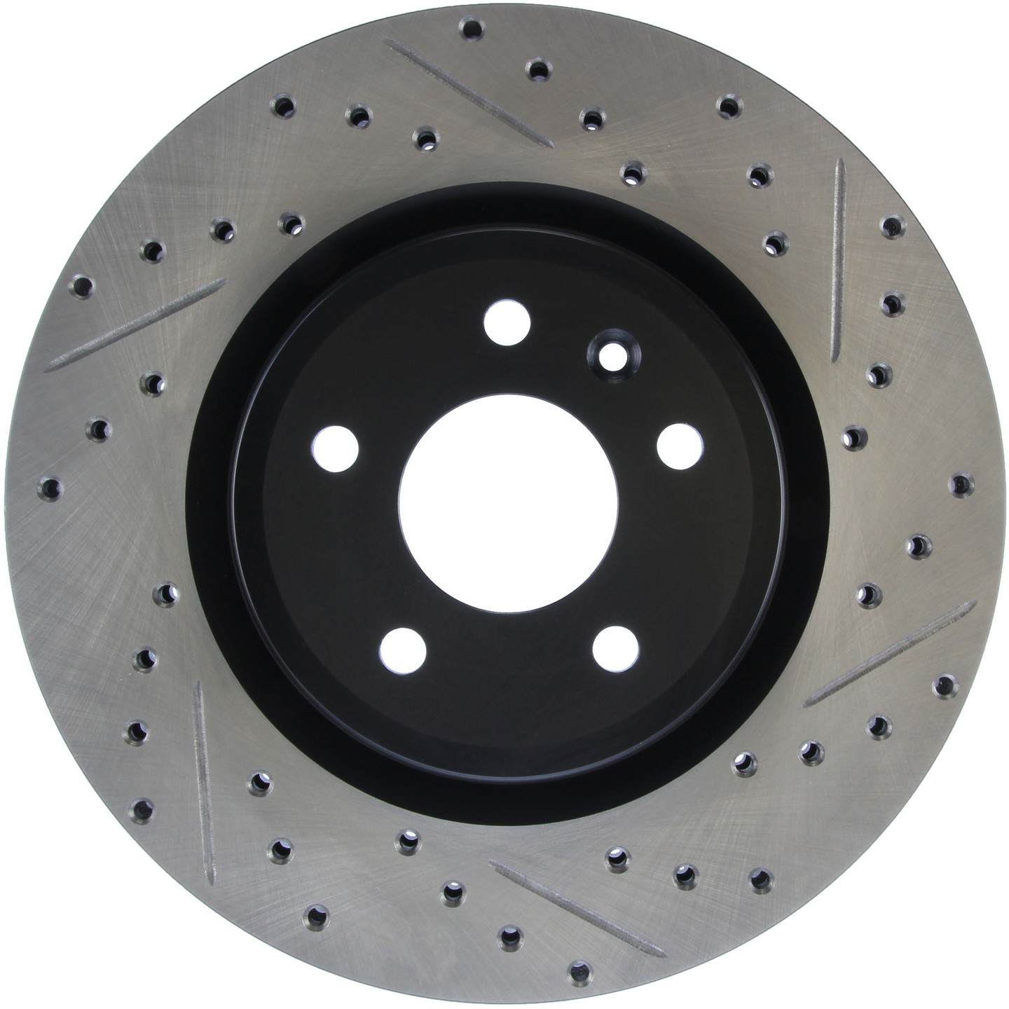 StopTech Sport Drilled & Slotted Brake Rotor Front Left  top view frsport 127.61094L