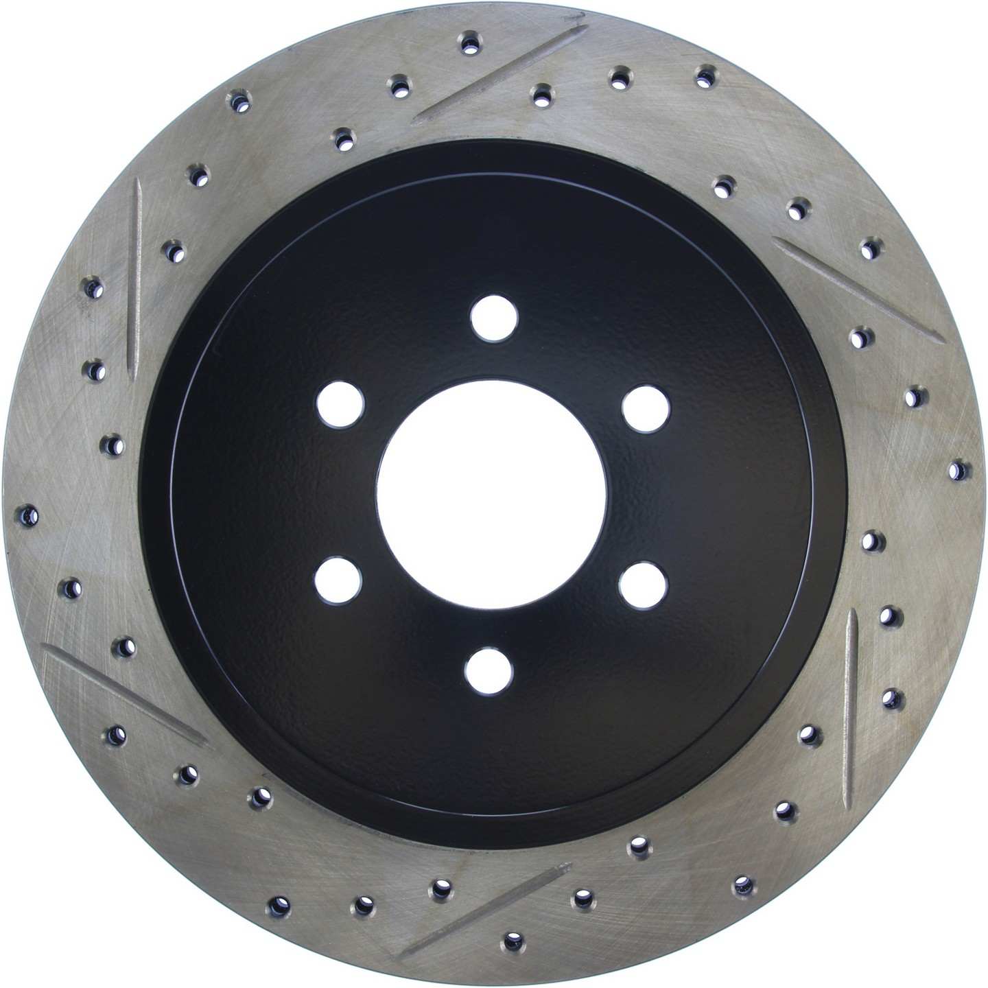 stoptech sport drilled & slotted brake rotor rear right  frsport 127.63037r