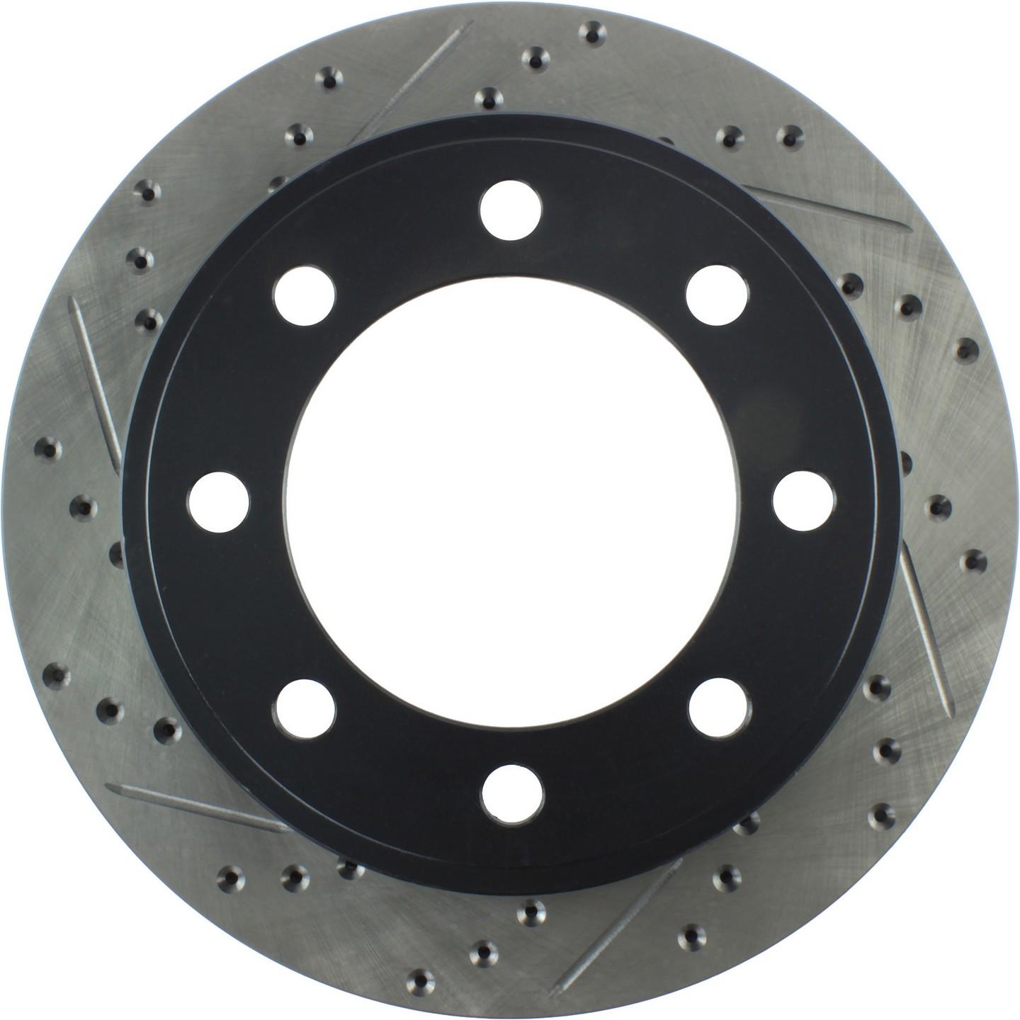 StopTech Sport Cryo Drilled/Slotted Brake Rotor; Rear Right