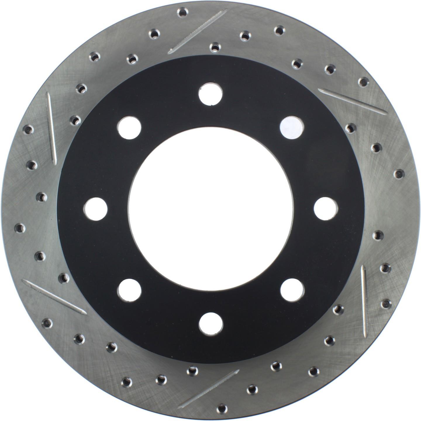 StopTech Sport Cryo Drilled/Slotted Brake Rotor; Rear Right