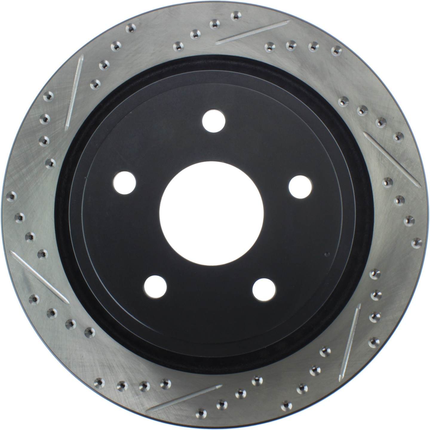 StopTech Sport Drilled & Slotted Brake Rotor Rear Right  top view frsport 127.67054R