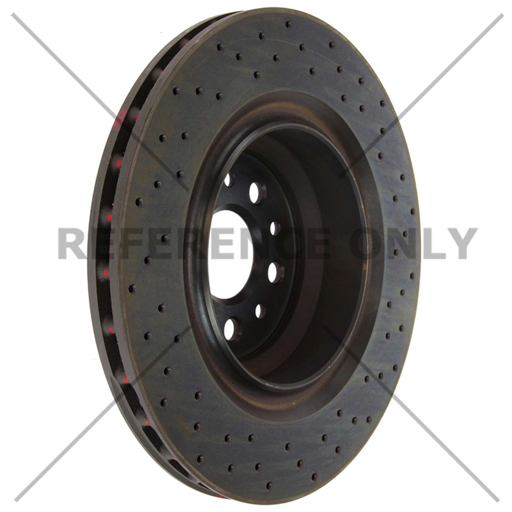 Stoptech Centric 14-16 Maserati Quattroporte SportStop Drilled Rear Rotor 128.07005