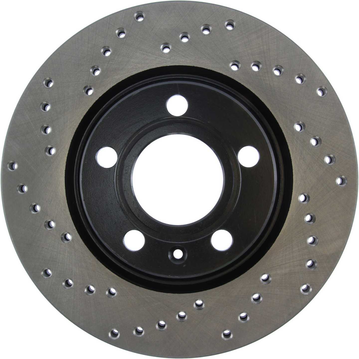 StopTech Sport Cryo Cross Drilled Brake Rotor; Rear Left