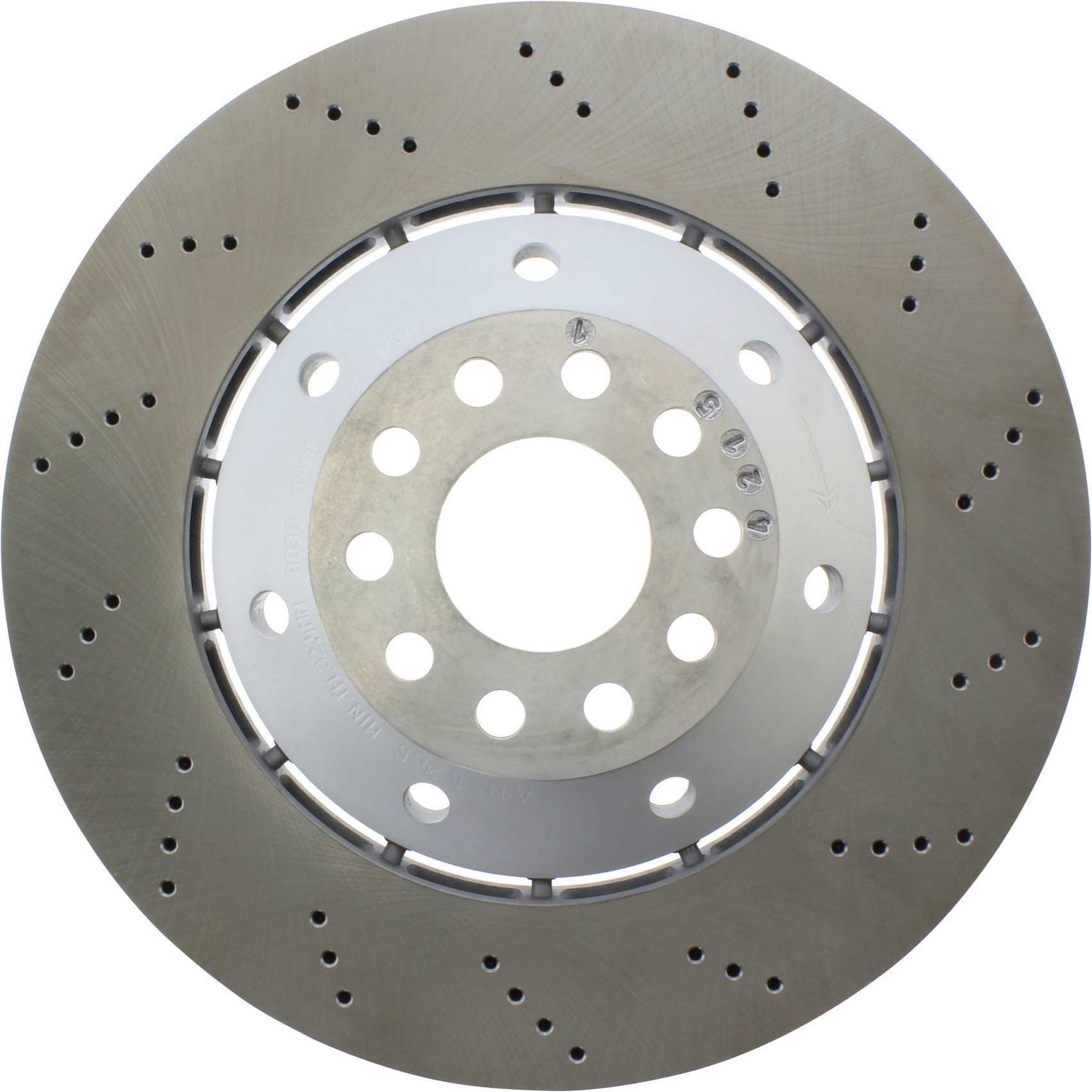 Stoptech Centric 03-04 Audi RS6 Drilled Right Front OE Design Brake Rotor 128.33081