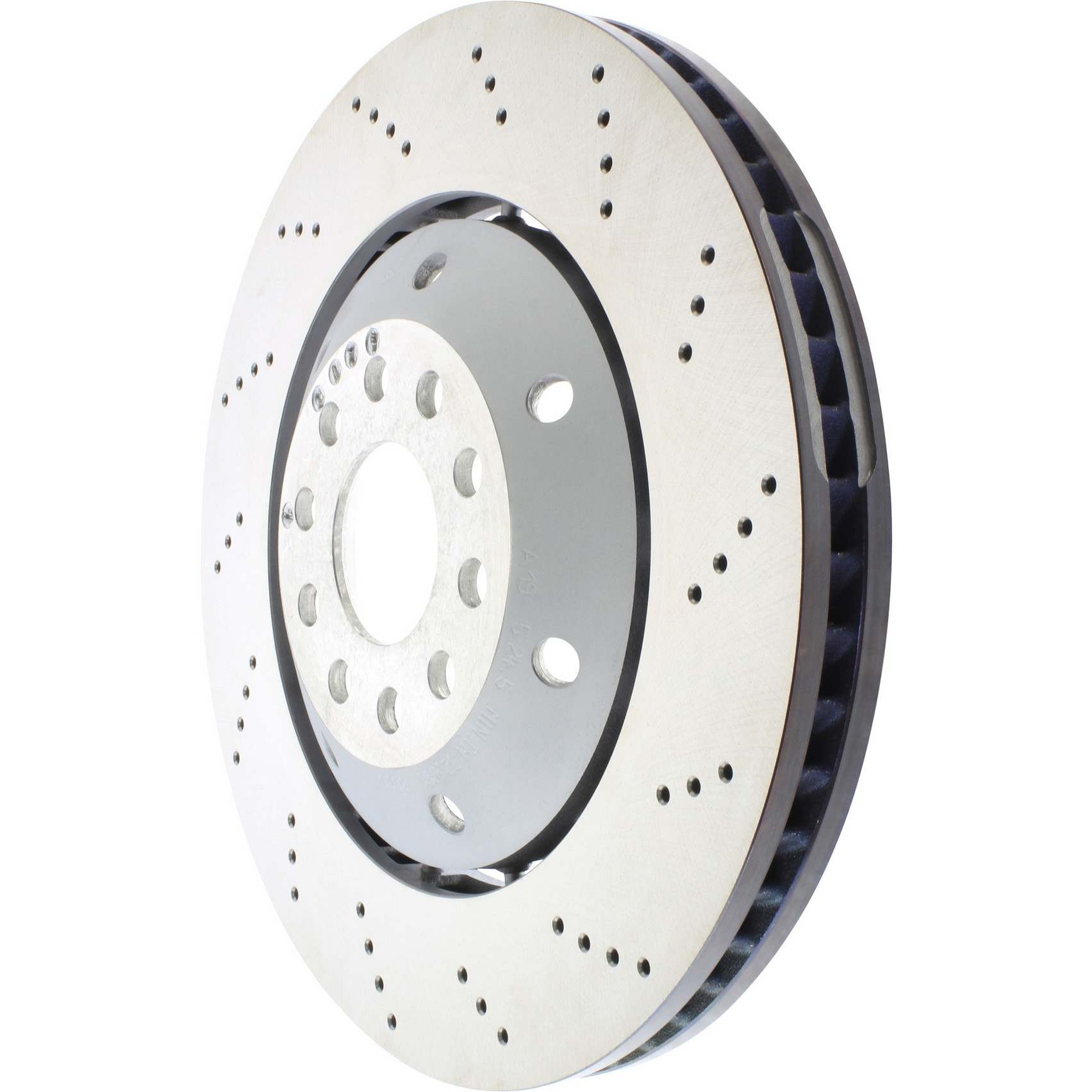 Stoptech Centric 03-04 Audi RS6 Drilled Right Front OE Design Brake Rotor 128.33081