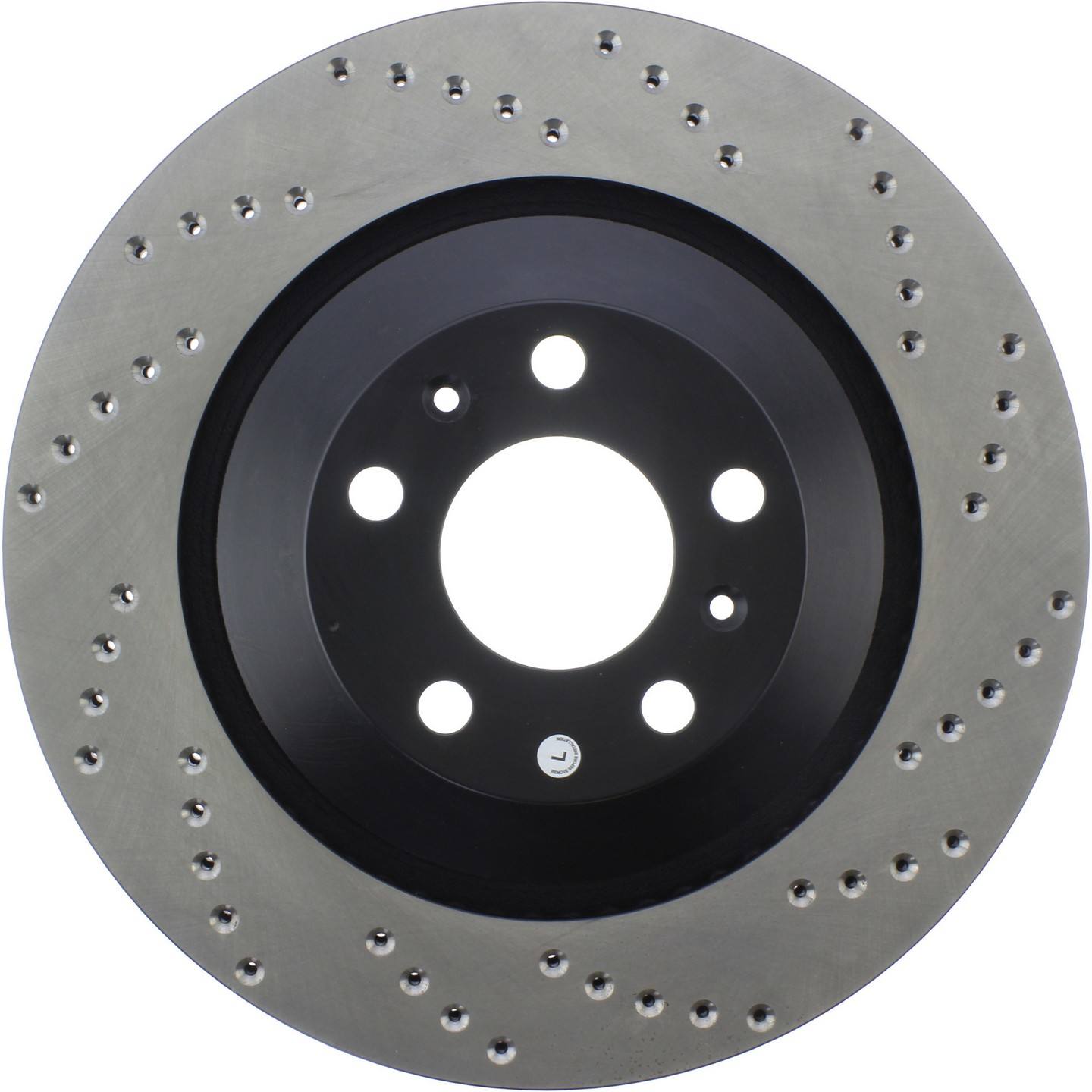 StopTech Sport Cryo Cross Drilled Brake Rotor; Front Left