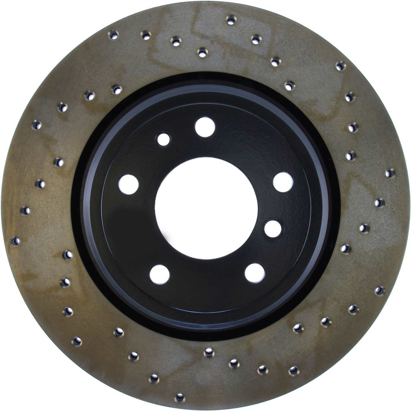 StopTech Sport Cryo Cross Drilled Brake Rotor; Rear Left