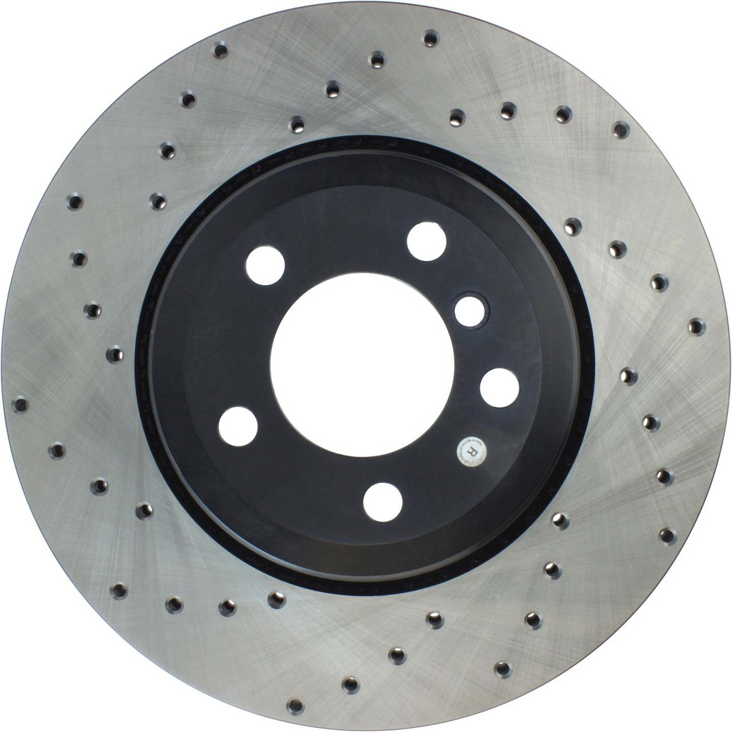 StopTech Sport Cryo Cross Drilled Brake Rotor; Front Left