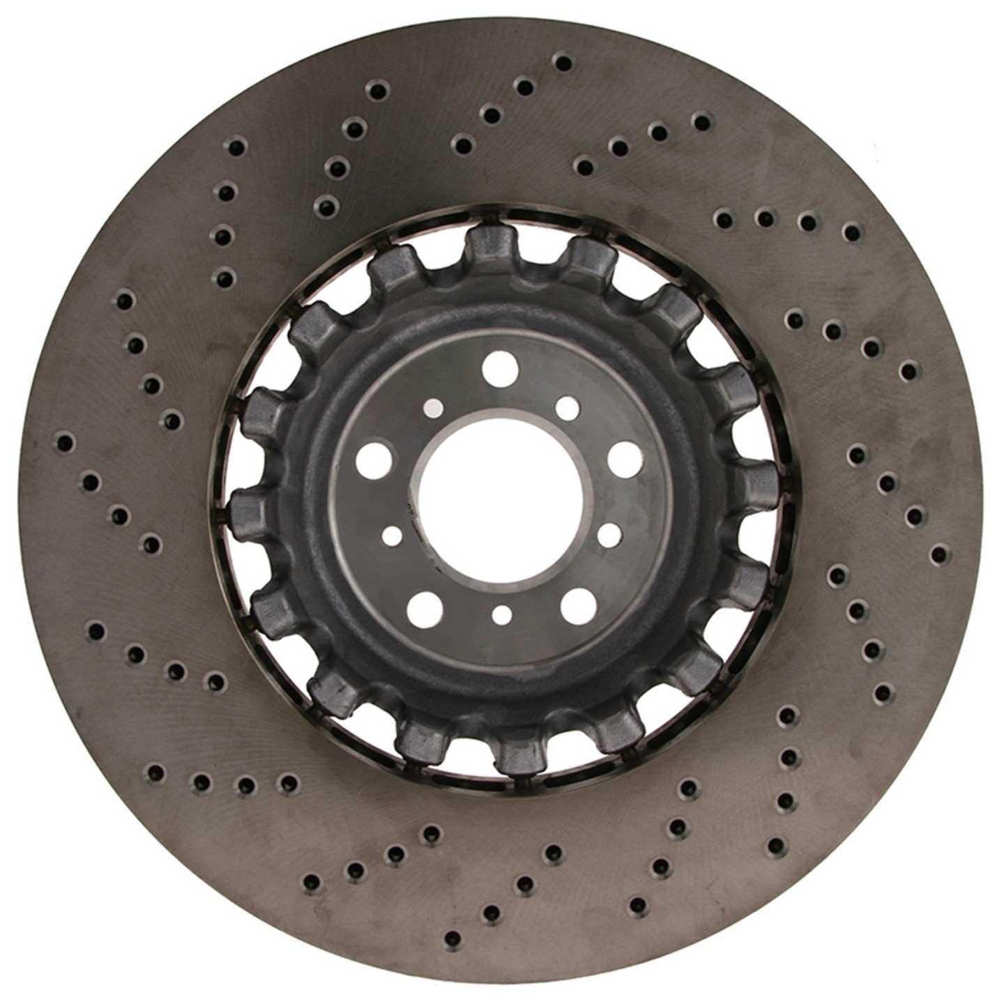 StopTech Premium OE Style Drilled  Brake Rotor  top view frsport 128.34149