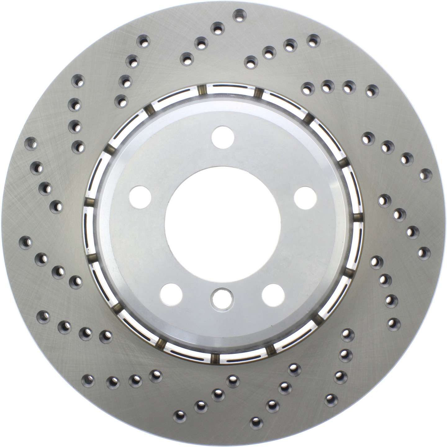 Centric Parts Premium OE Style Drilled  Brake Rotor  top view frsport 128.34169