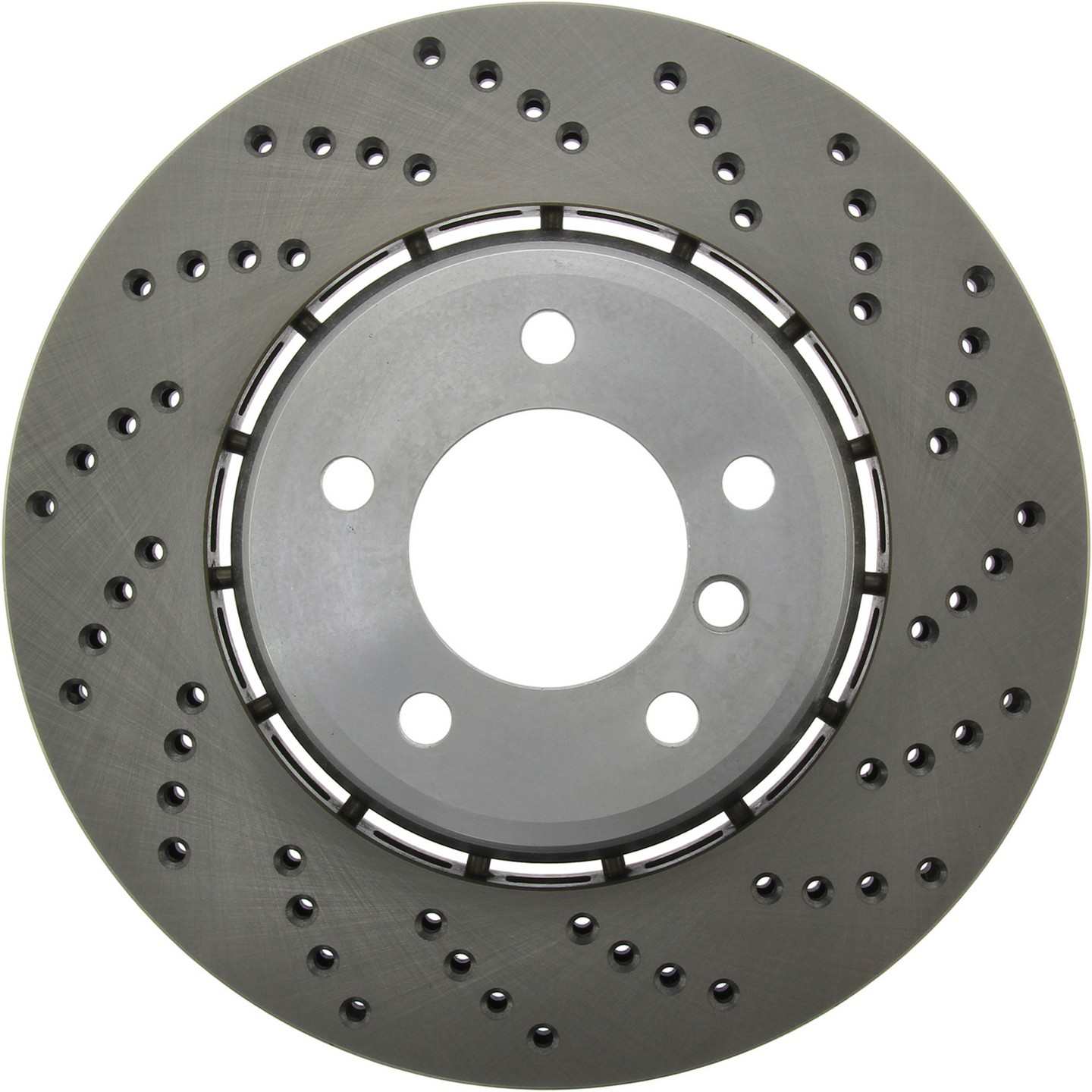 Centric Parts Premium OE Style Drilled  Brake Rotor  top view frsport 128.34170