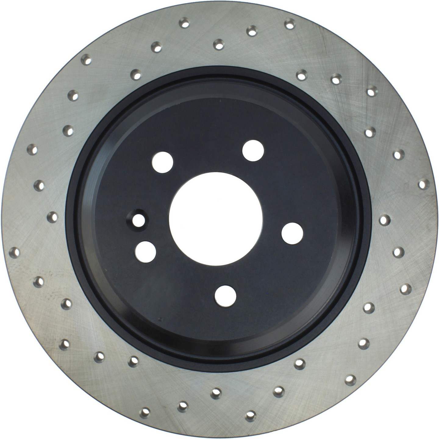 StopTech Sport Cryo Cross Drilled Brake Rotor; Front Left