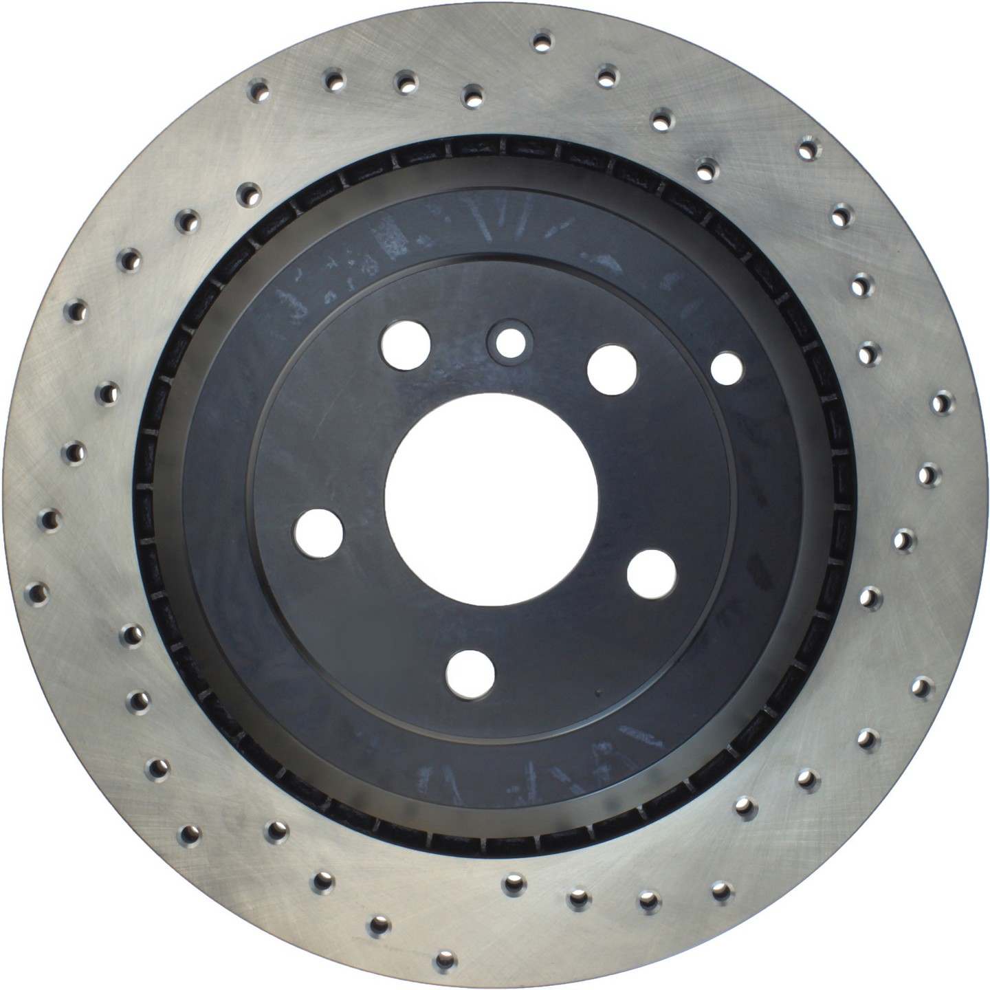 StopTech Sport Cryo Cross Drilled Brake Rotor; Rear Right