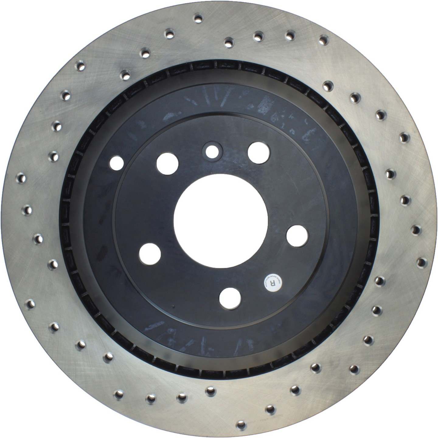 StopTech Sport Cryo Cross Drilled Brake Rotor; Front Left