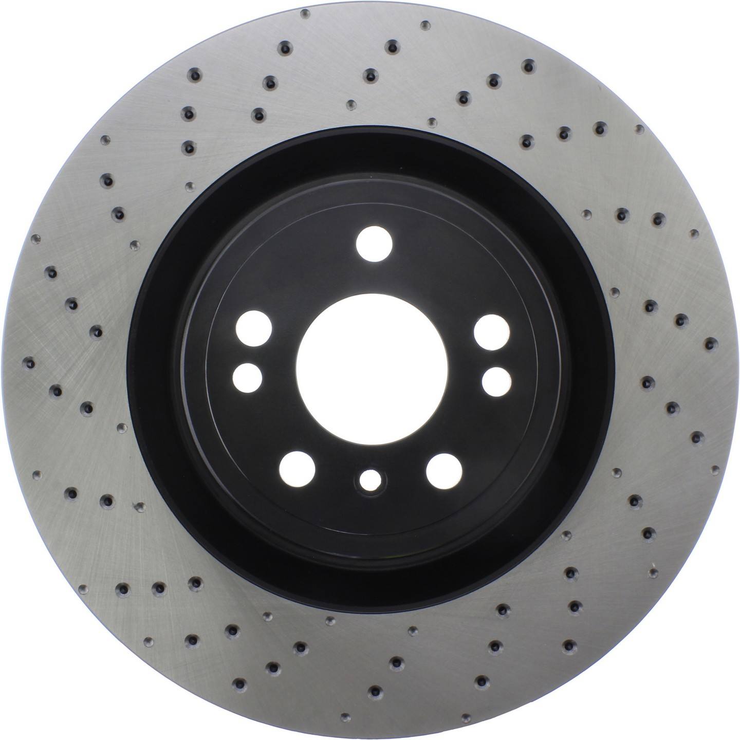 Centric Parts Premium OE Style Drilled Brake Rotor  top view frsport 128.35138