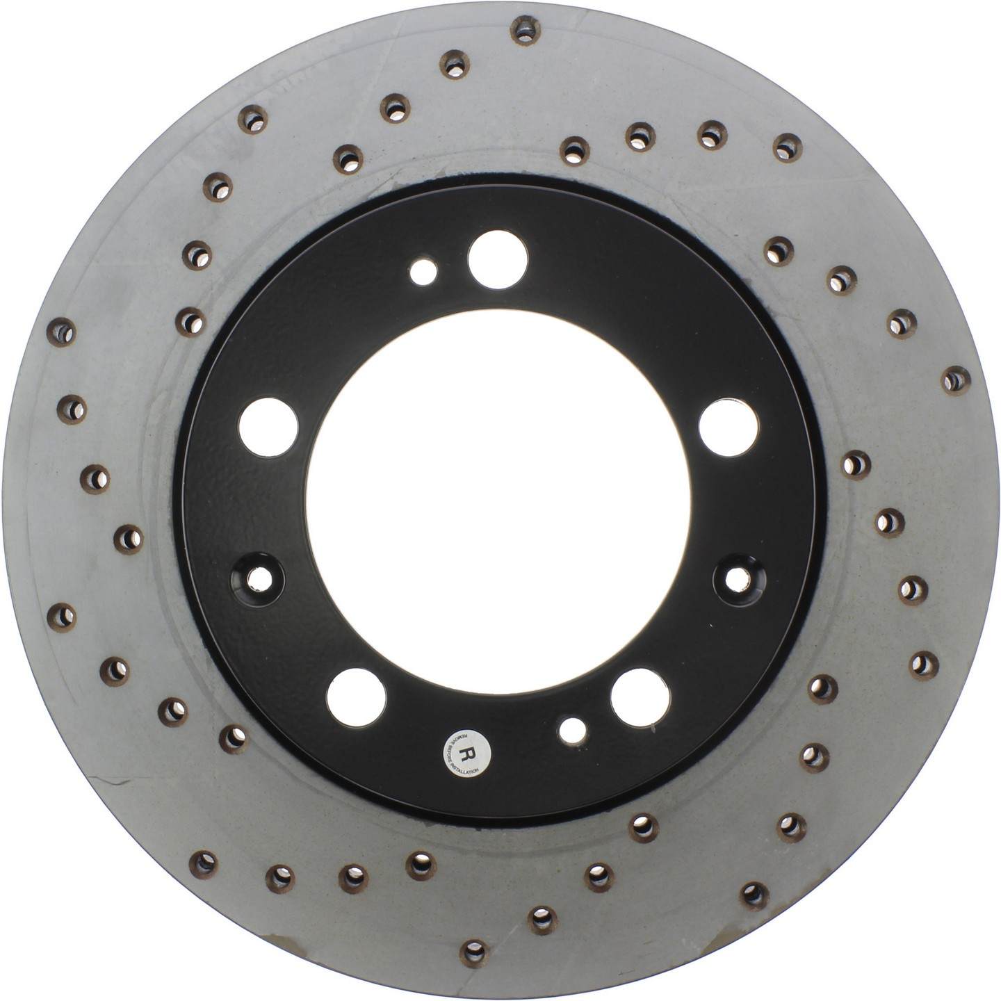 StopTech Sport Cryo Cross Drilled Brake Rotor; Rear Right