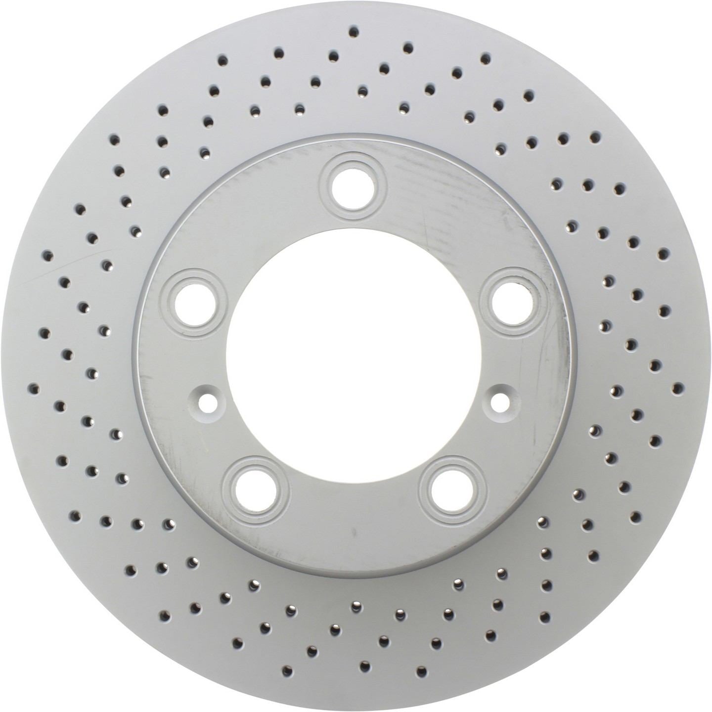 Centric Parts Premium OE Style Drilled  Brake Rotor  top view frsport 128.37046