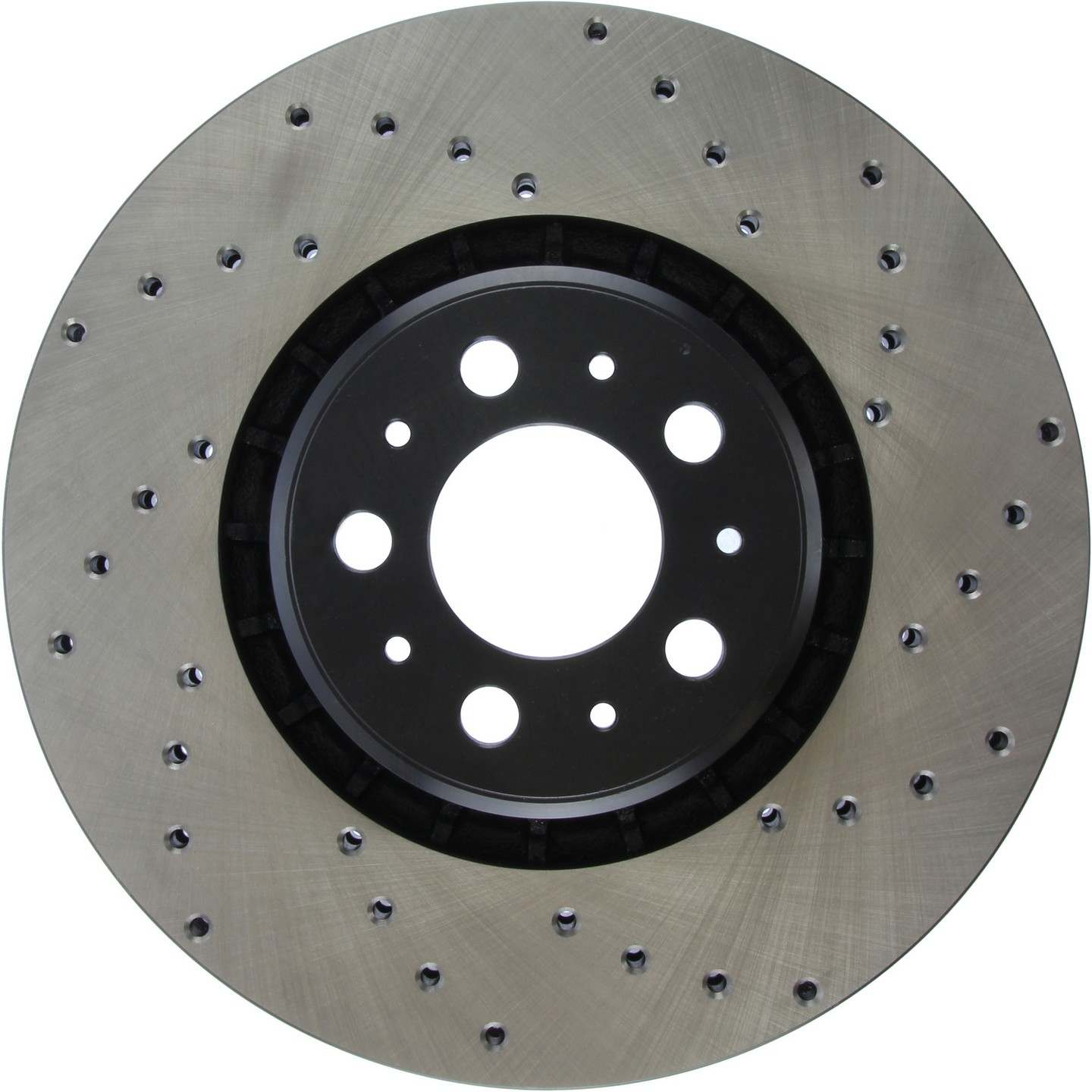 StopTech Sport Cryo Cross Drilled Brake Rotor; Front Left