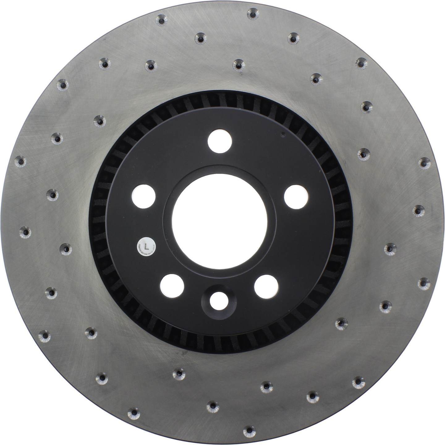 StopTech Sport Cryo Cross Drilled Brake Rotor; Front Right