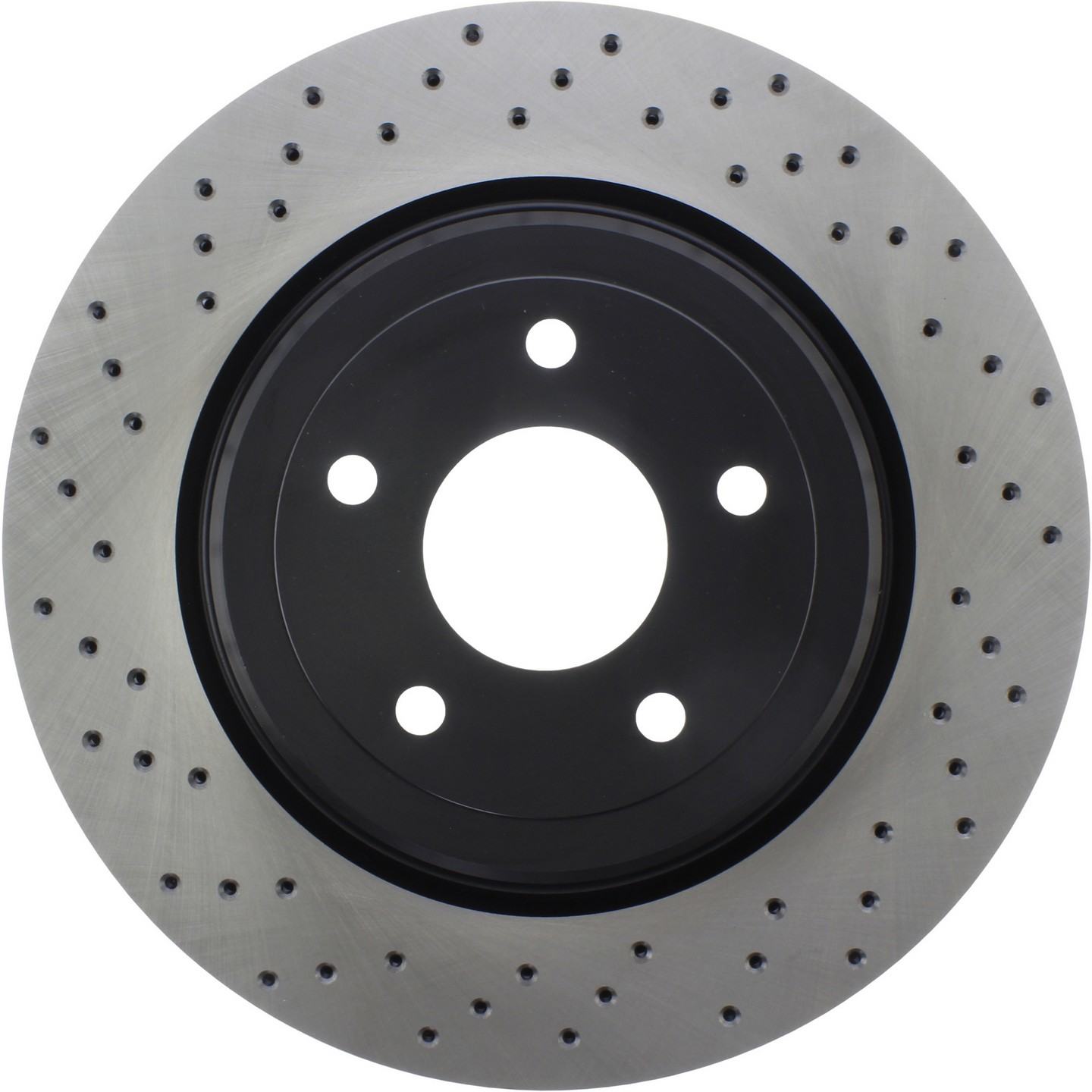 StopTech Premium OE Style Drilled  Brake Rotor  top view frsport 128.62103