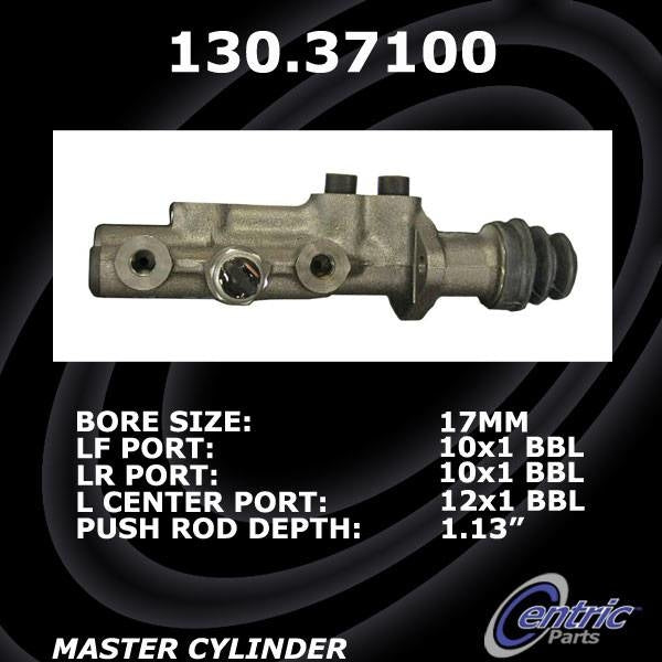 Centric Parts Premium Brake Master Cylinder  top view frsport 130.37100