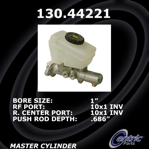 Stoptech Centric 93-95 Toyota Supra Premium Brake Master Cylinder 130.44221