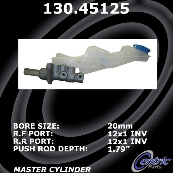 Stoptech Centric 13-18 Mazda CX-5 Premium Brake Master Cylinder 130.45125