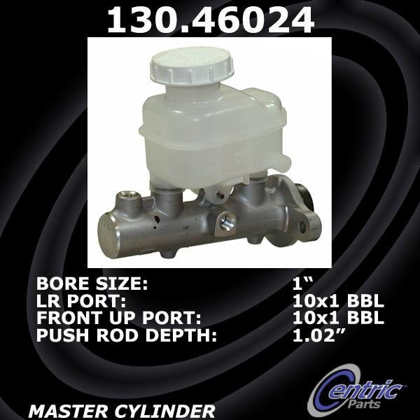 Centric Parts Premium Brake Master Cylinder  top view frsport 130.46024