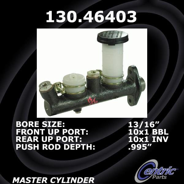 Stoptech Centric Premium Brake Master Cylinder 130.46403