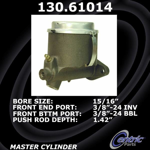 Stoptech Centric Premium Brake Master Cylinder 130.61014