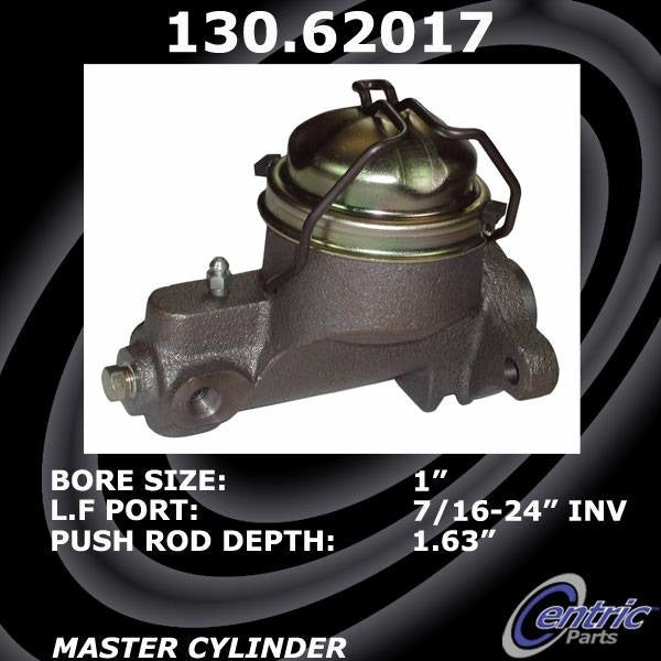 Stoptech Centric Buick Skylark 1964-1966 - Chevrolet Bel Air 1962-1966 Premium Brake Master Cylinder 130.62017