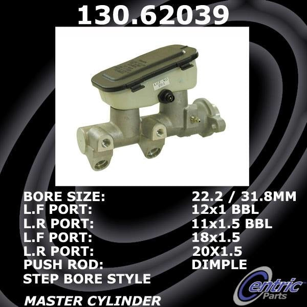 Stoptech Centric Premium Brake Master Cylinder 130.62039