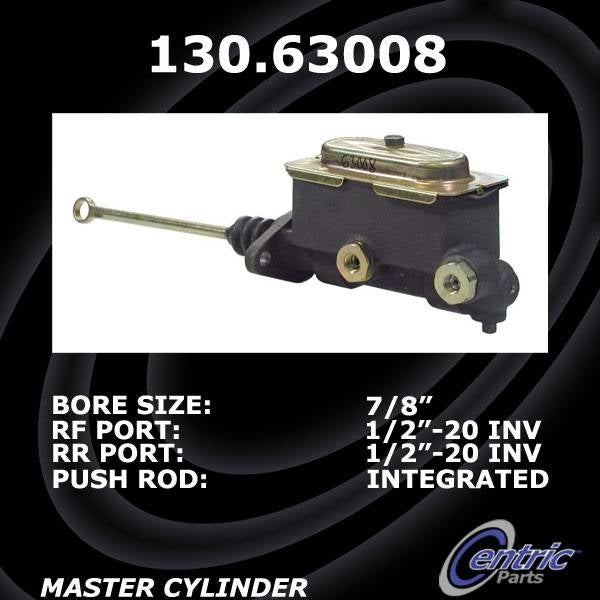 Stoptech Centric 67-71 International Scout Premium Brake Master Cylinder 130.63008