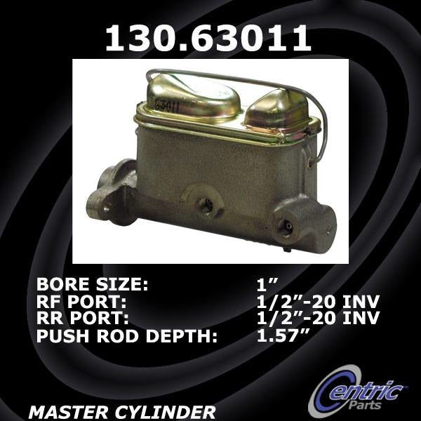 Stoptech Centric Premium Brake Master Cylinder 130.63011