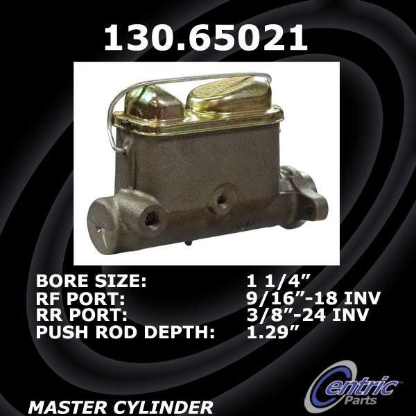 Stoptech Centric Premium Brake Master Cylinder 130.65021