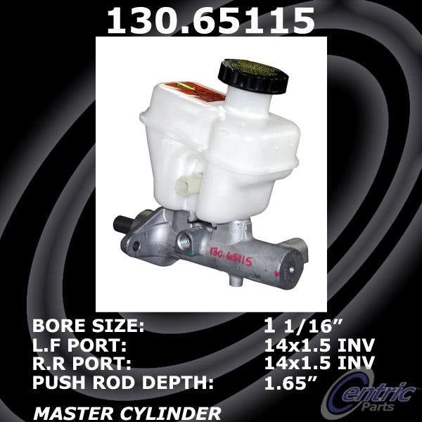 Centric Parts Premium Brake Master Cylinder  top view frsport 130.65115