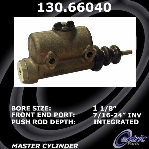 StopTech Premium Brake Master Cylinder  top view frsport 130.66040