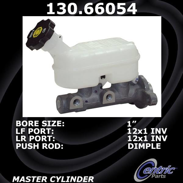 StopTech Premium Brake Master Cylinder  top view frsport 130.66054