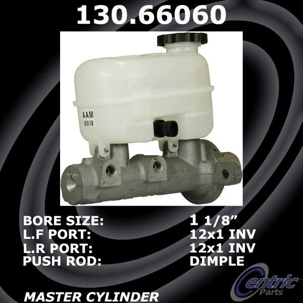 Centric Parts Premium Brake Master Cylinder  top view frsport 130.66060