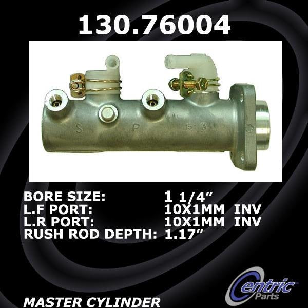 Centric Parts Premium Brake Master Cylinder  top view frsport 130.76004