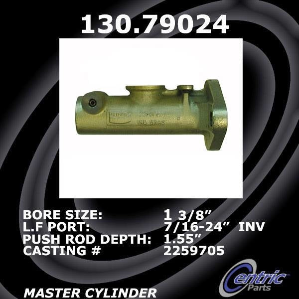 Centric Parts Premium Brake Master Cylinder  top view frsport 130.79024