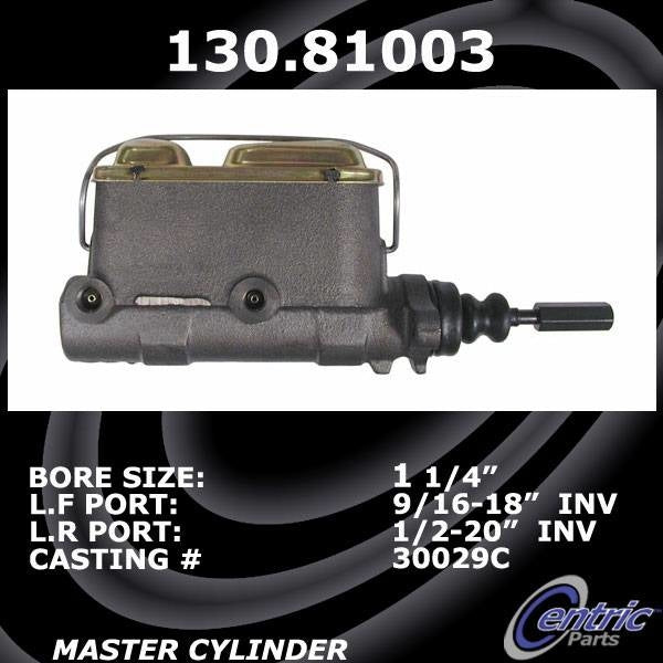 Stoptech Centric Premium Brake Master Cylinder 130.81003