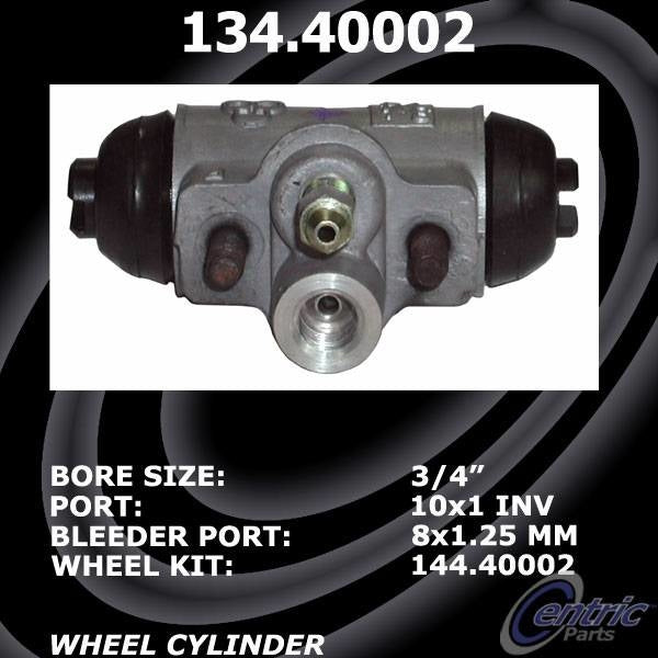 C-Tek Drum Brake Wheel Cylinder  top view frsport 135.40002