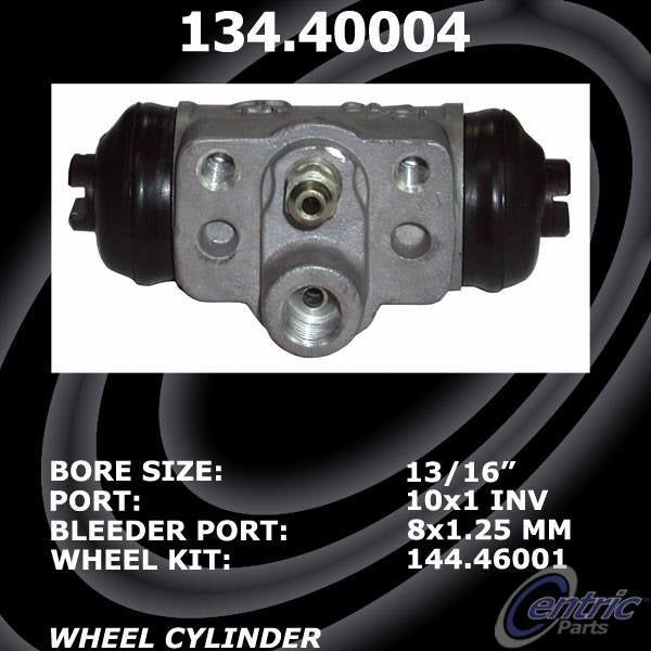 C-Tek Drum Brake Wheel Cylinder  top view frsport 135.40004