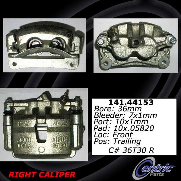 Stoptech Centric 92-95 Toyota MR2 Semi Loaded Front Left Brake Caliper 141.44154