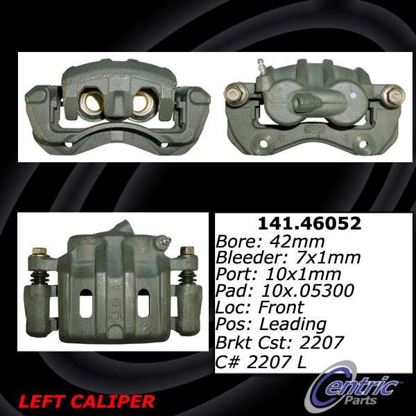 Stoptech Centric 93 Mitsubishi Eclipse AWD / 93-94 Eagle Talon AWD Right Front Semi-Loaded Caliper 141.46051