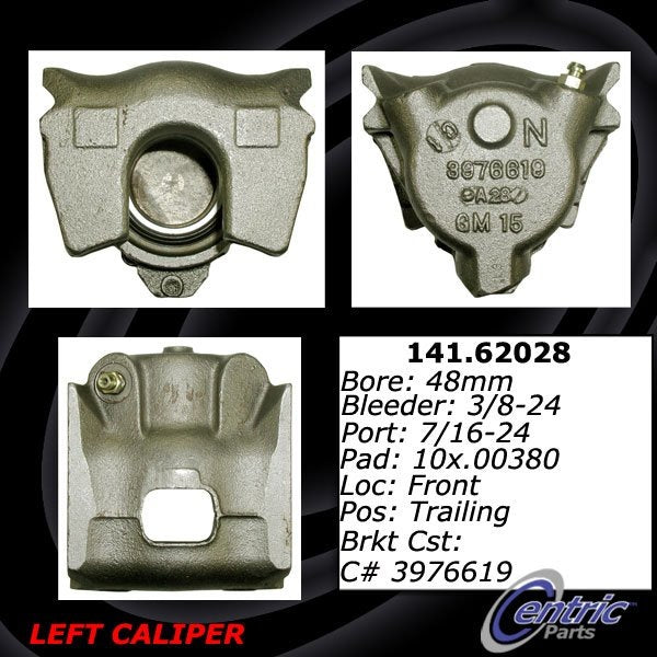 Stoptech Centric R&R Caliper Only - Front Left 141.62028