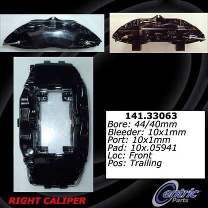 Stoptech Centric 01-03 Audi S8 Loaded Front Right Rebuilt Caliper (R&R Only) 142.33063