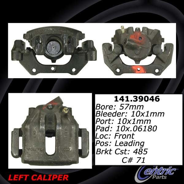 Stoptech Centric Posi-Quiet Loaded Front Right Caliper 142.39045